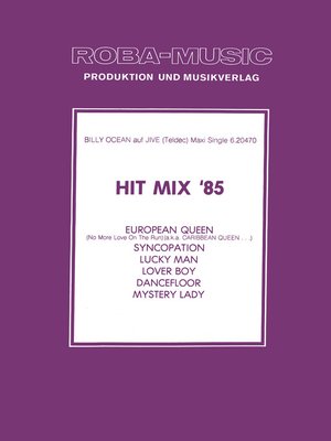 cover image of Hit Mix '85